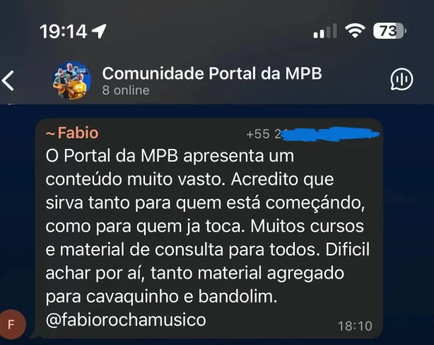 Depoimento Fabio Rocha